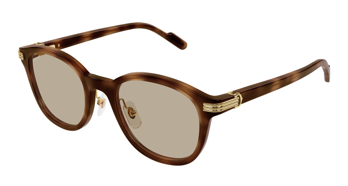 Lunettes de Soleil Cartier CT0302S 010 Havane