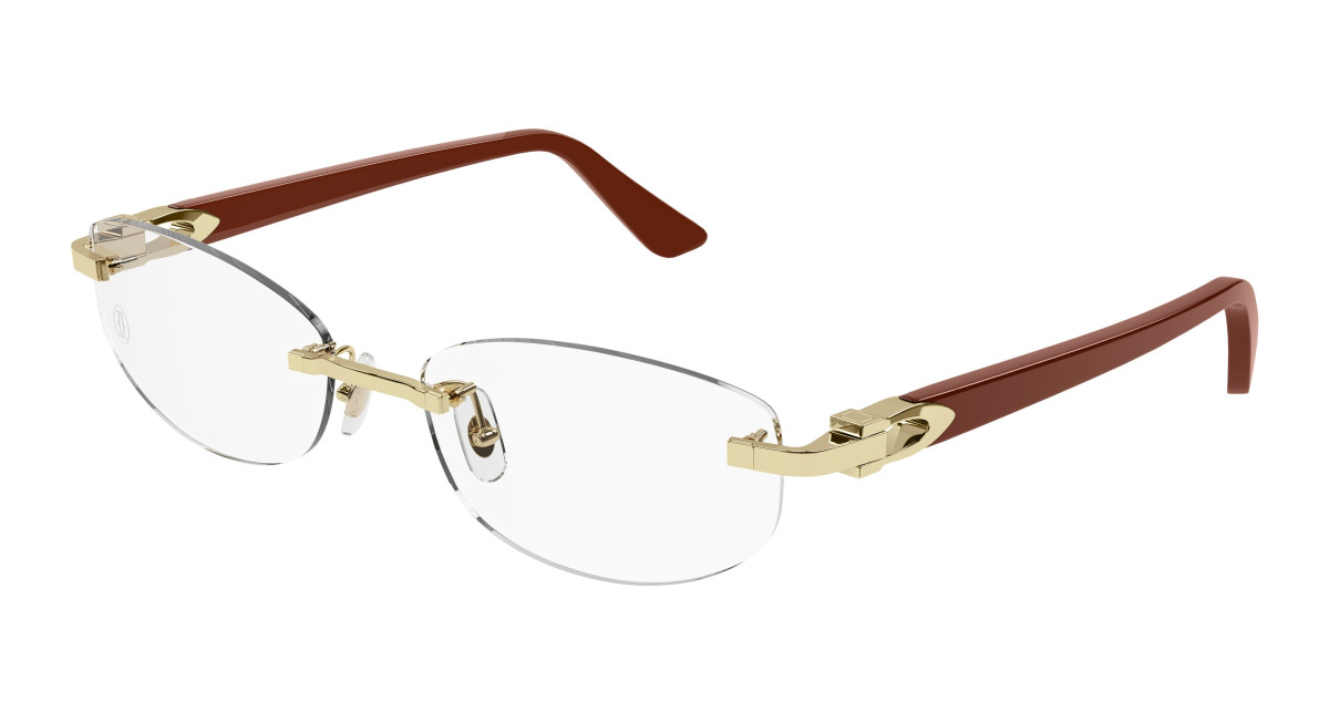 Lunettes de Vue Cartier CT0318O 003 Or