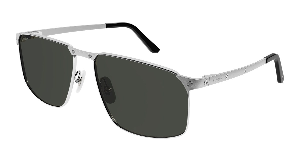 Lunettes de Soleil Cartier CT0322S 001 Argent