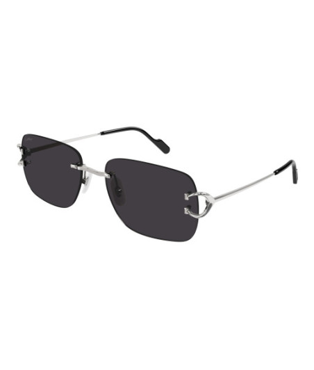 Lunettes de Soleil Cartier CT0330S 001 Argent