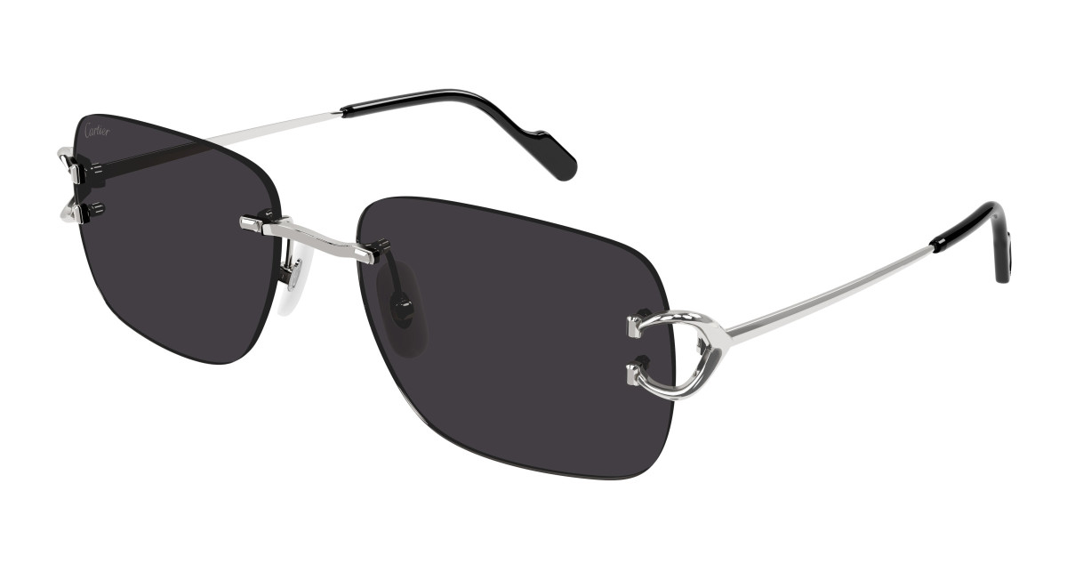 Lunettes de Soleil Cartier CT0330S 001 Argent