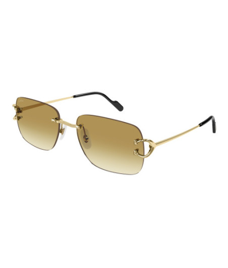 Lunettes de Soleil Cartier CT0330S 003 Or