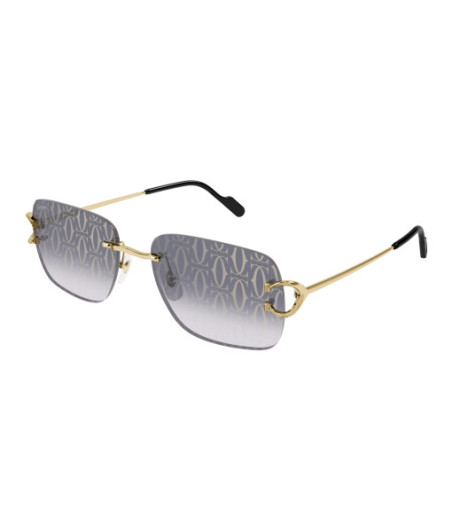 Lunettes de Soleil Cartier CT0330S 007 Or