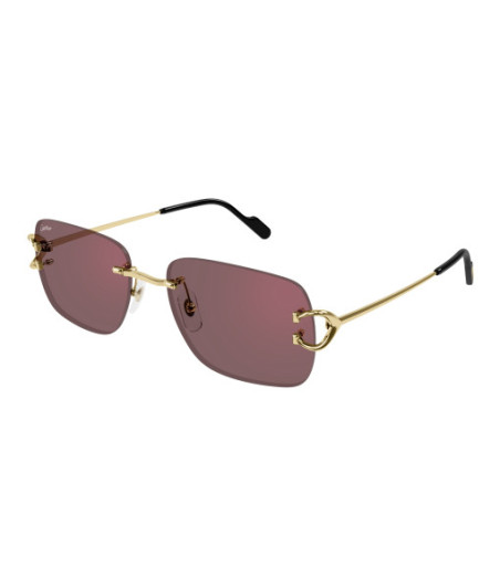 Lunettes de Soleil Cartier CT0330S 012 Or