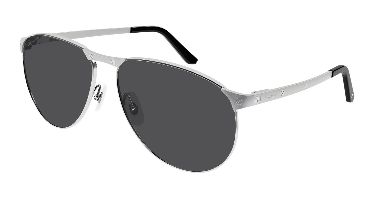 Lunettes de Soleil Cartier CT0323S 001 Argent