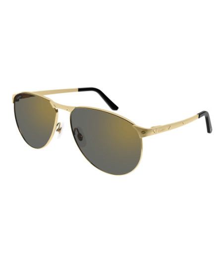 Lunettes de Soleil Cartier CT0323S 003 Or