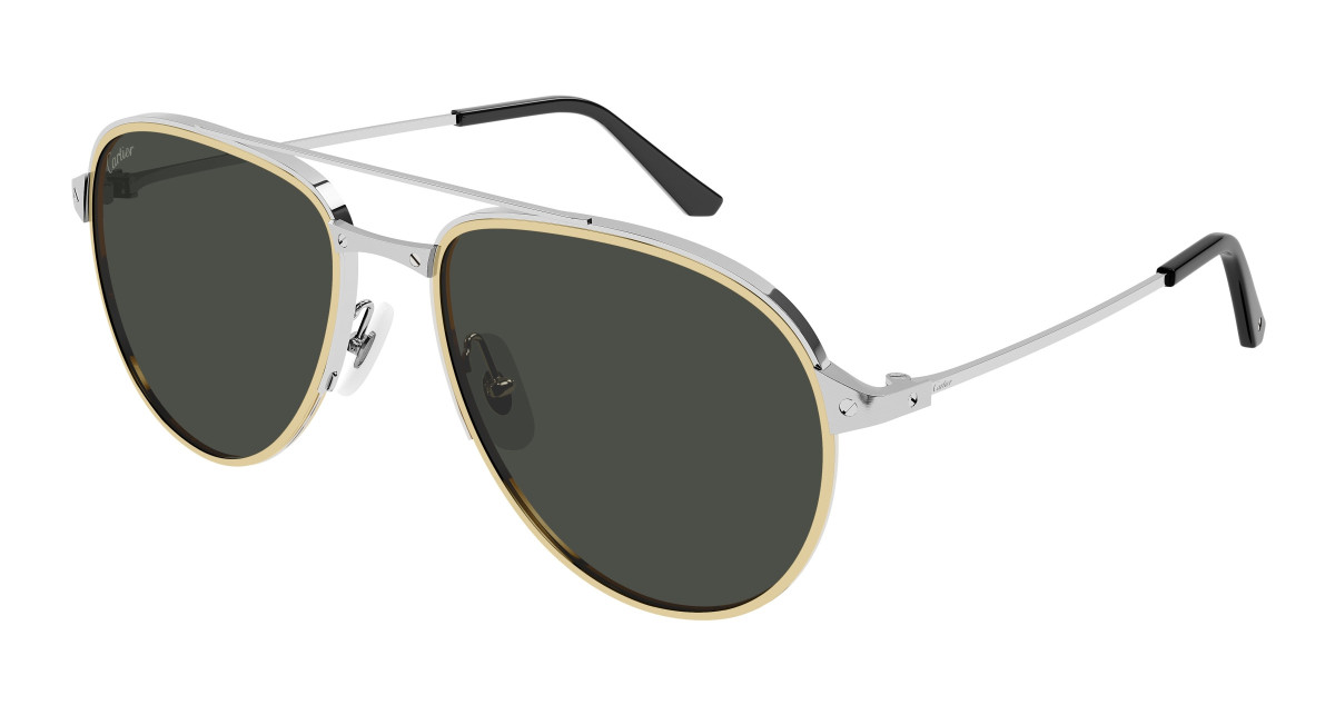 Lunettes de Soleil Cartier CT0325S 005 Argent