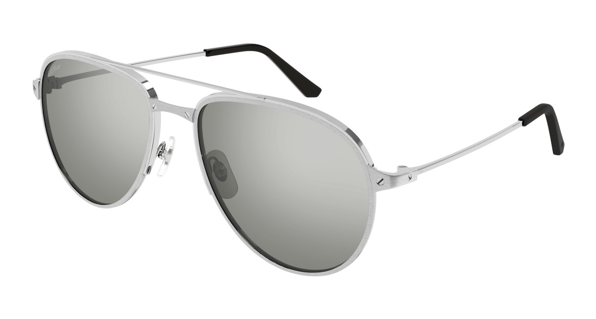 Lunettes de Soleil Cartier CT0325S 010 Argent