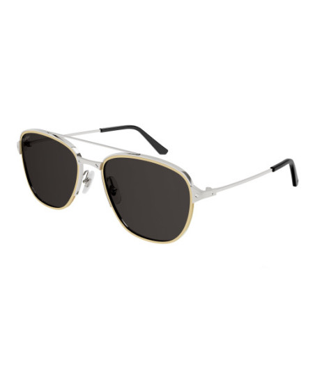 Lunettes de Soleil Cartier CT0326S 001 Argent