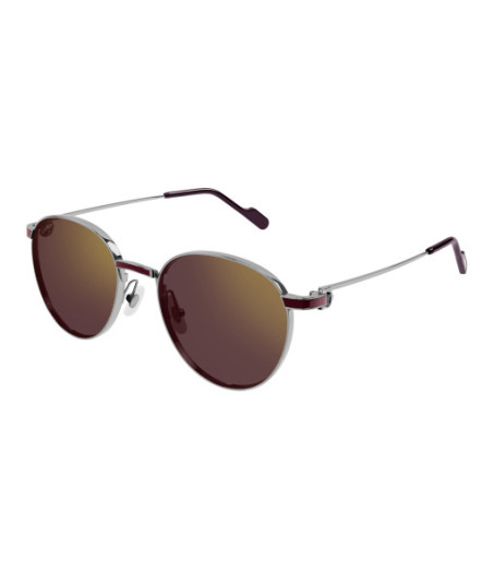 Lunettes de Soleil Cartier CT0335S 003 Ruthenium