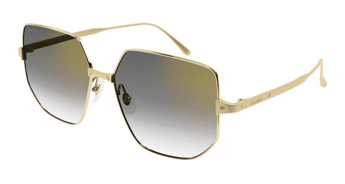 Lunettes de Soleil Cartier CT0327S 001 Or