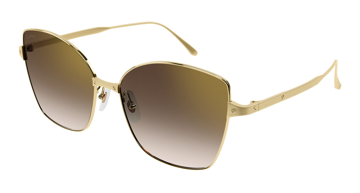 Lunettes de Soleil Cartier CT0328S 002 Or