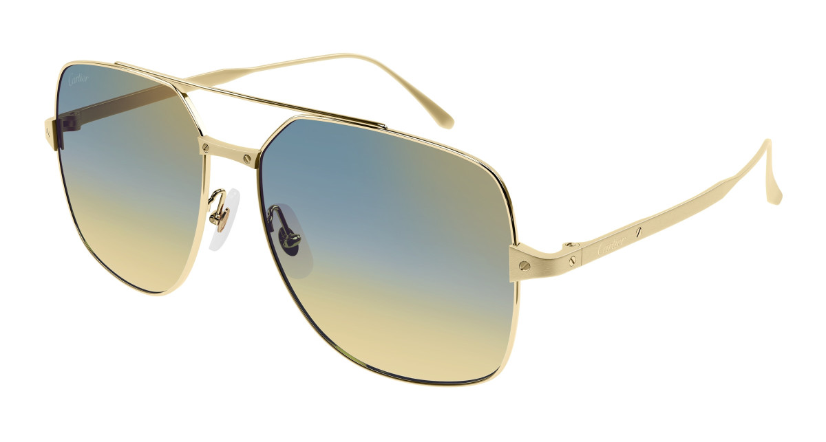 Lunettes de Soleil Cartier CT0329S 003 Or