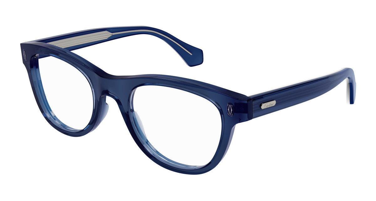 Lunettes de Vue Cartier CT0340O 006 Bleu