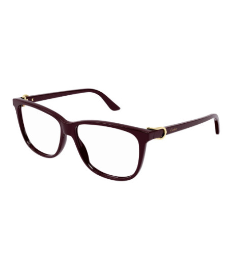 Lunettes de Vue Cartier CT0351O 003 Bourgogne