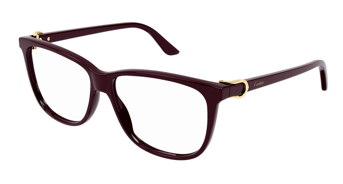 Lunettes de Vue Cartier CT0351O 003 Bourgogne