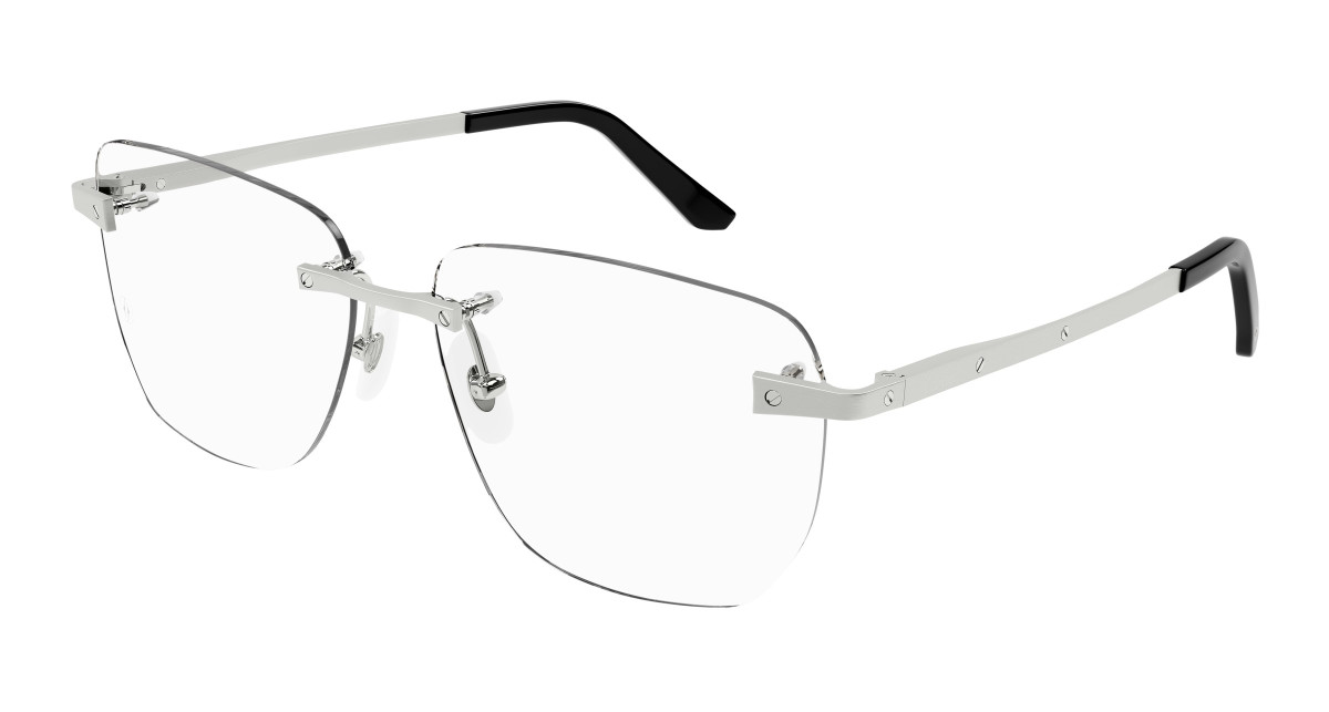 Lunettes de Vue Cartier CT0336O 002 Argent