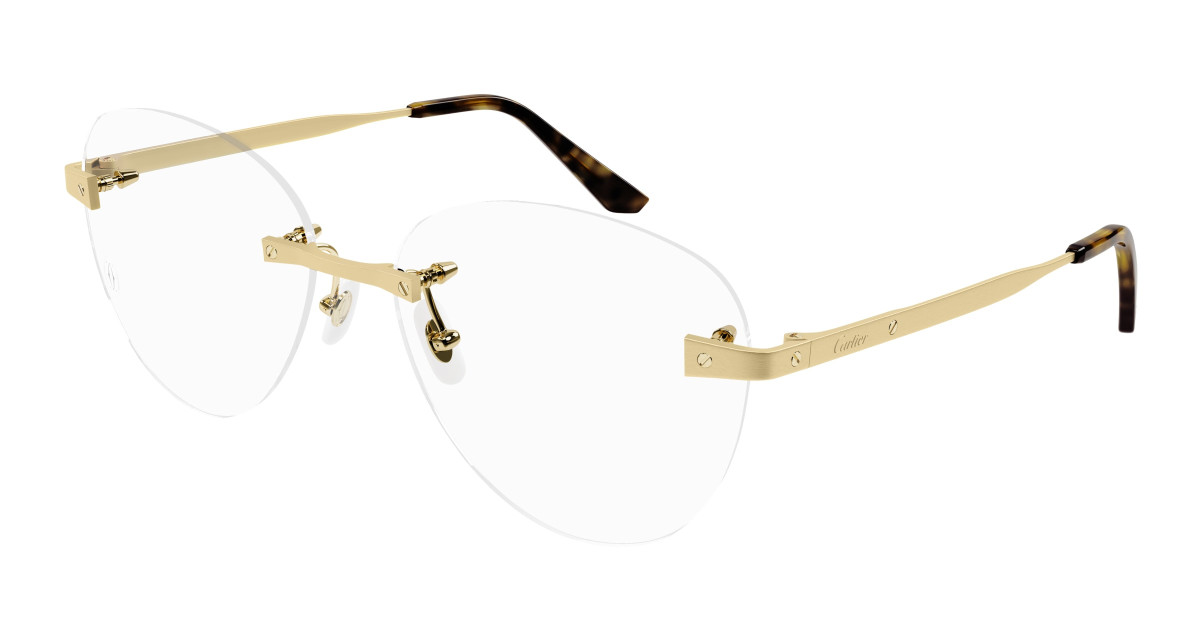 Lunettes de Vue Cartier CT0338O 001 Or