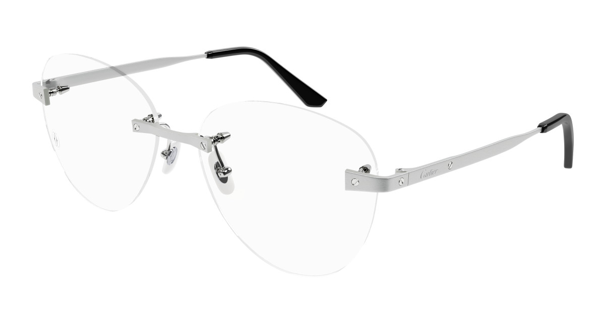 Lunettes de Vue Cartier CT0338O 002 Argent