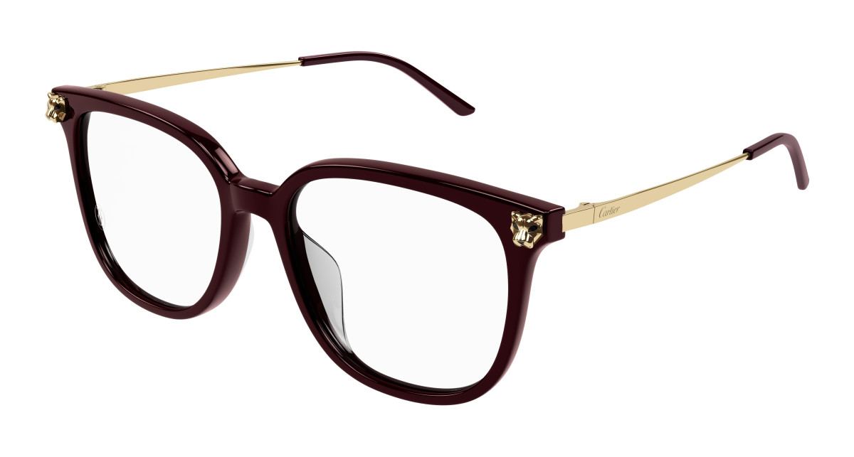 Lunettes de Vue Cartier CT0346O 003 Bourgogne