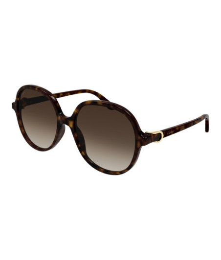 Lunettes de Soleil Cartier CT0350S 002 Havane