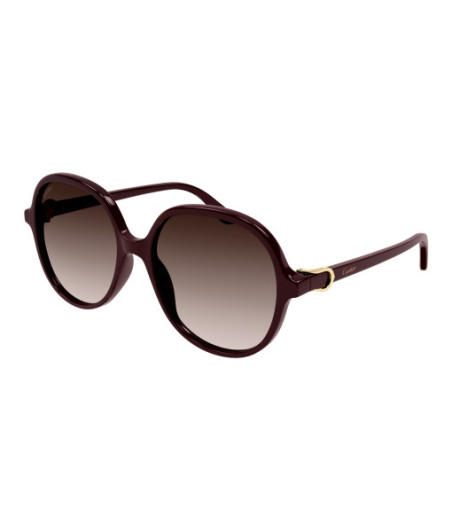 Lunettes de Soleil Cartier CT0350S 003 Bourgogne