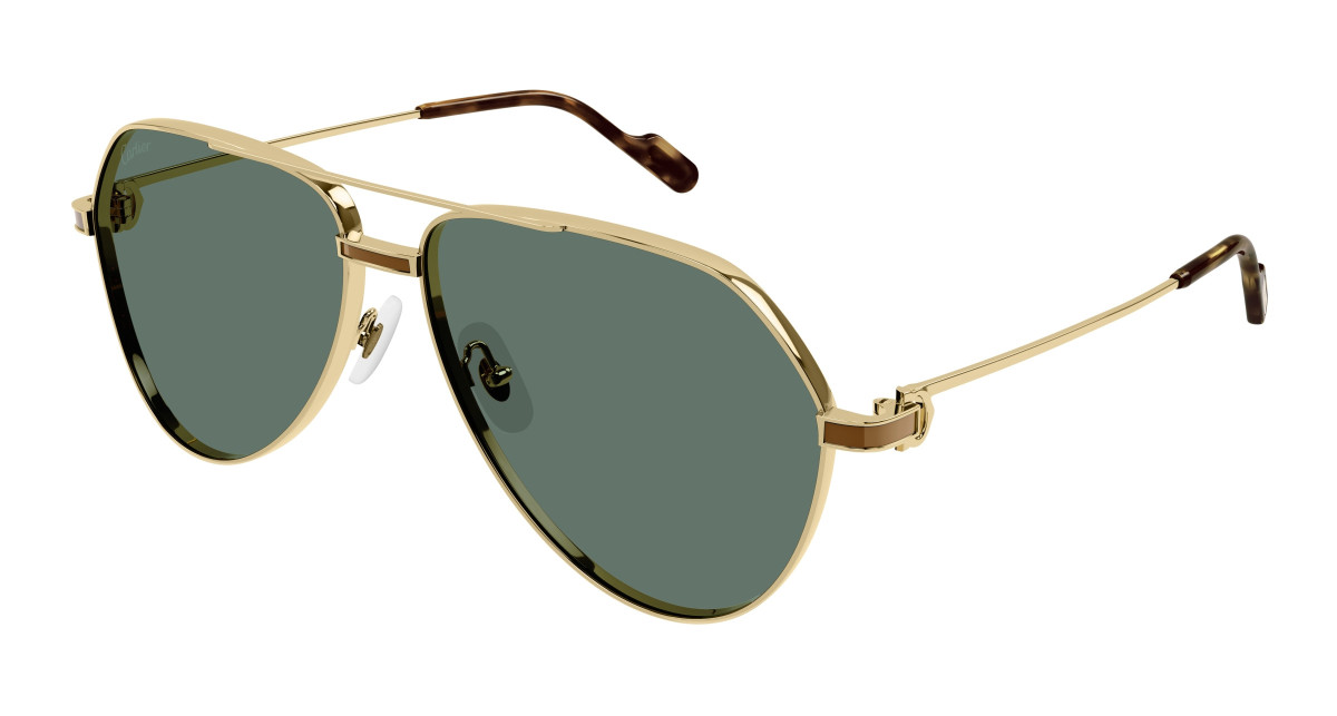 Lunettes de Soleil Cartier CT0334S 002 Or