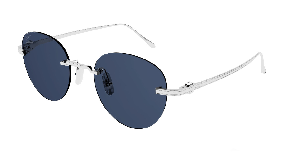 Lunettes de Soleil Cartier CT0331S 001 Argent