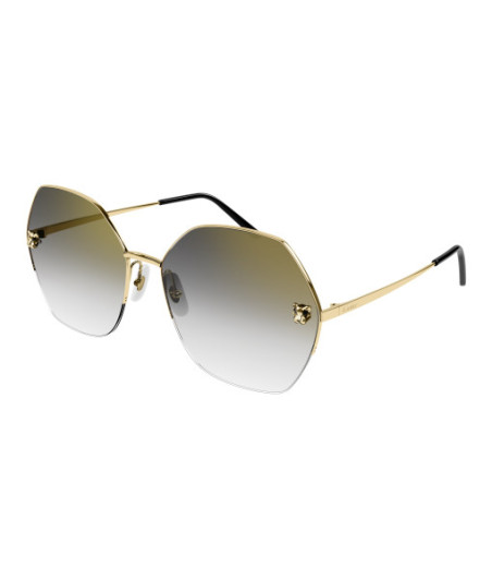 Lunettes de Soleil Cartier CT0332S 001 Or