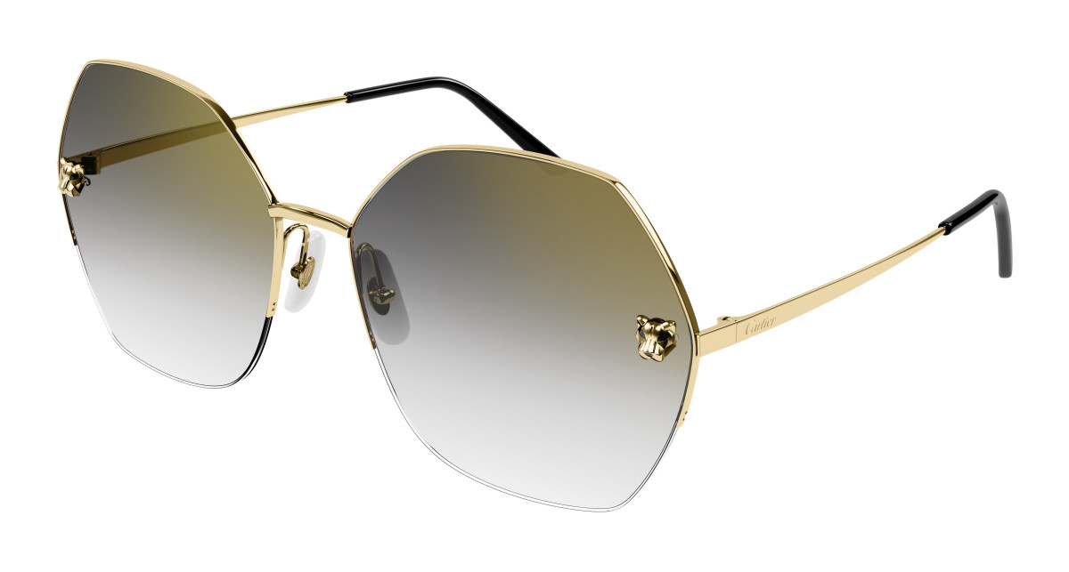 Lunettes de Soleil Cartier CT0332S 001 Or