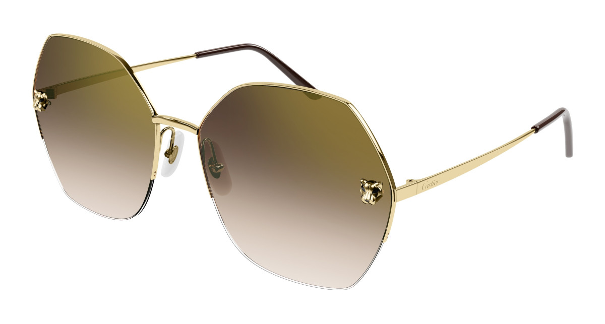 Lunettes de Soleil Cartier CT0332S 002 Or