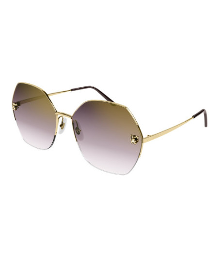 Lunettes de Soleil Cartier CT0332S 004 Or