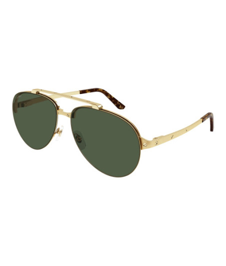 Lunettes de Soleil Cartier CT0354S 002 Or