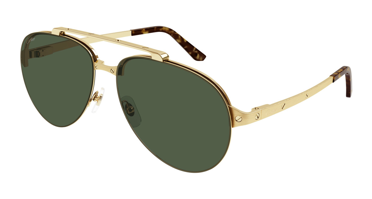 Lunettes de Soleil Cartier CT0354S 002 Or