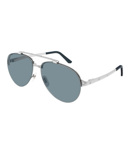 Lunettes de Soleil Cartier CT0354S 003 Argent