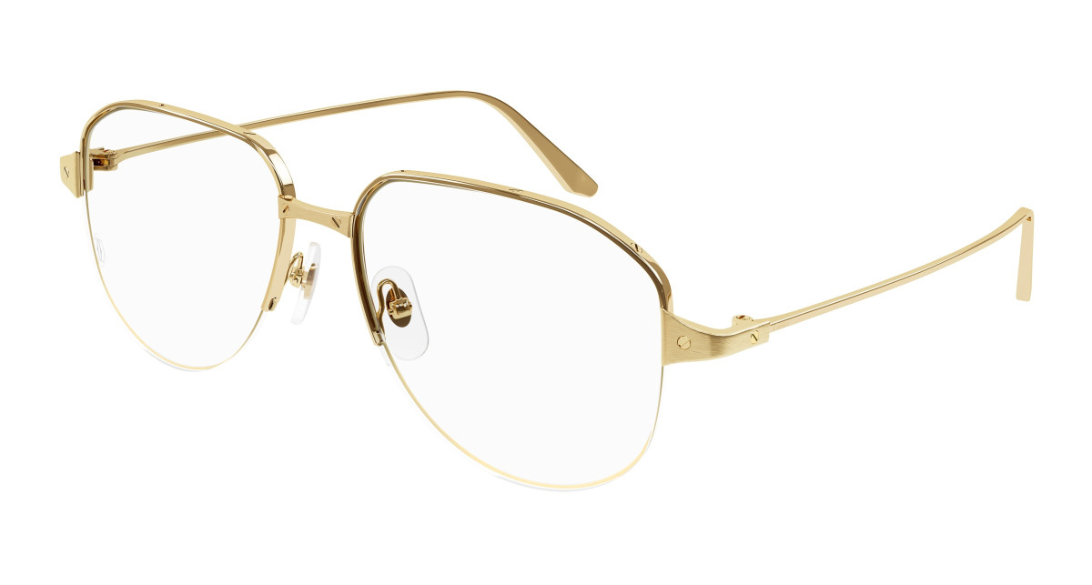 Lunettes de Vue Cartier CT0352O 001 Or