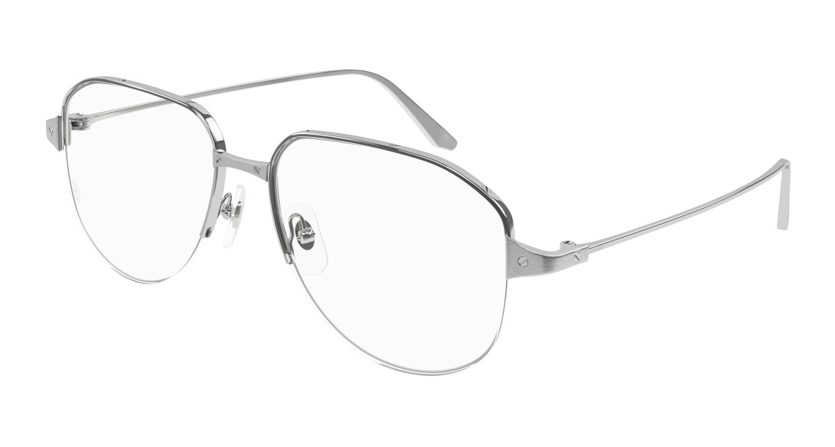 Lunettes de Vue Cartier CT0352O 002 Argent