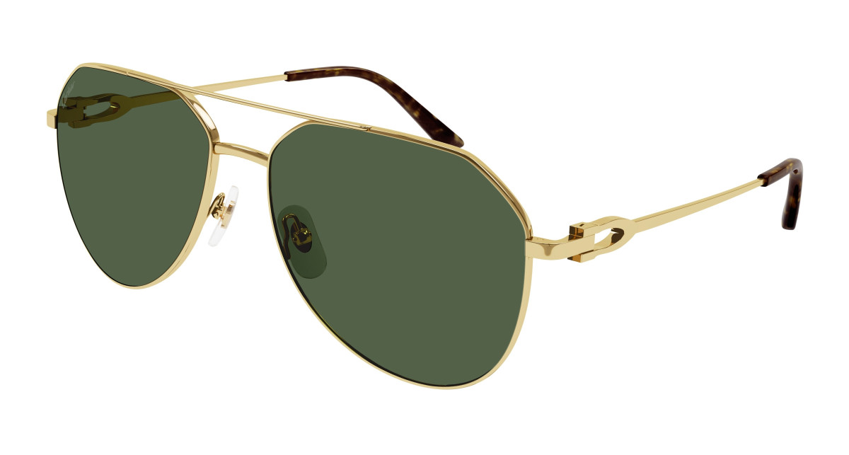 Lunettes de Soleil Cartier CT0364S 002 Or