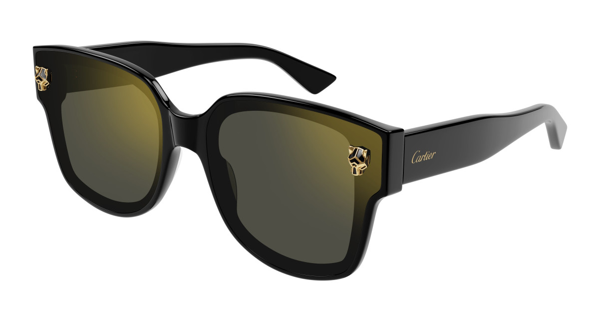 Lunettes de Soleil Cartier CT0357S 001 Noir