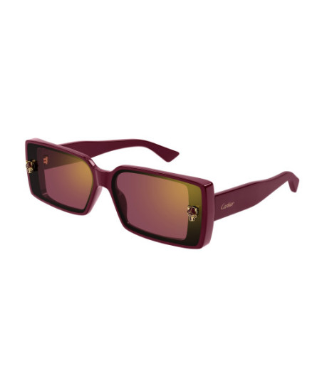 Lunettes de Soleil Cartier CT0358S 004 Bourgogne