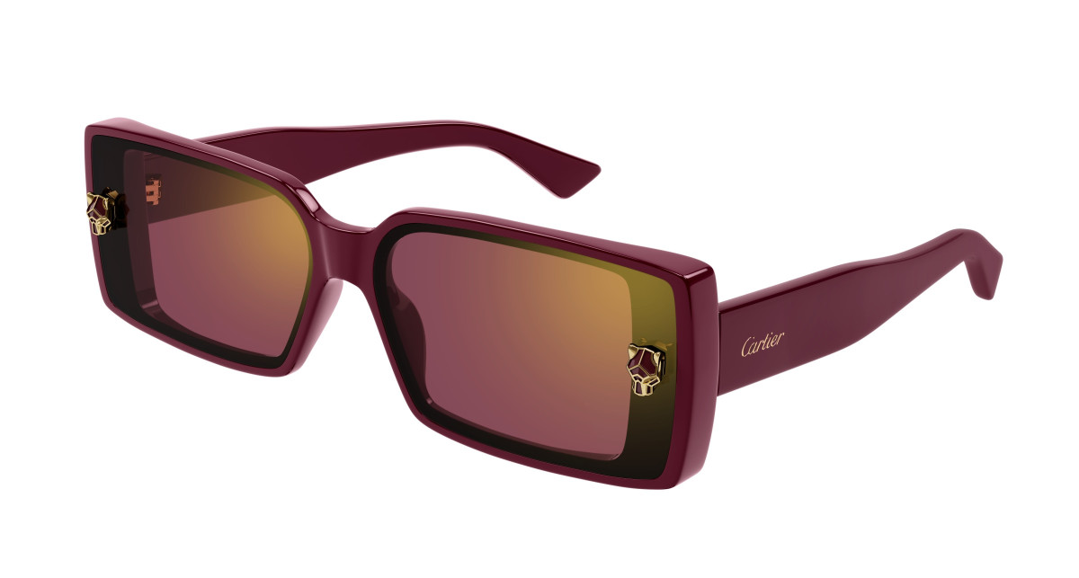 Lunettes de Soleil Cartier CT0358S 004 Bourgogne