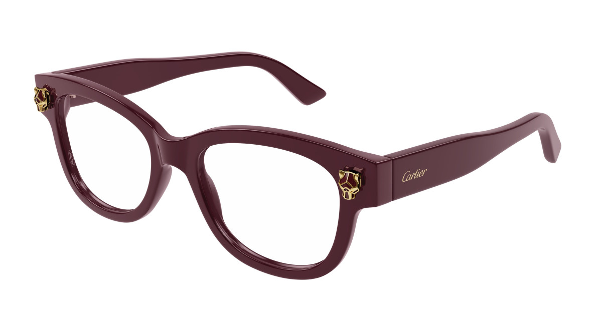 Lunettes de Vue Cartier CT0373O 003 Bourgogne