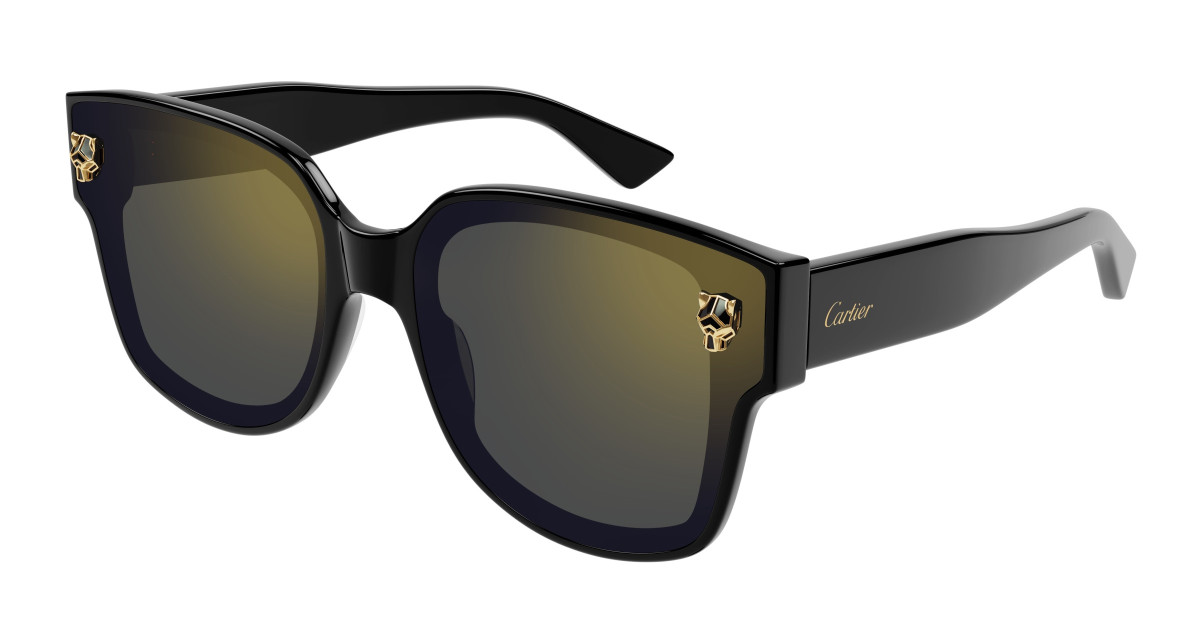 Lunettes de Soleil Cartier CT0357SA 001 Noir