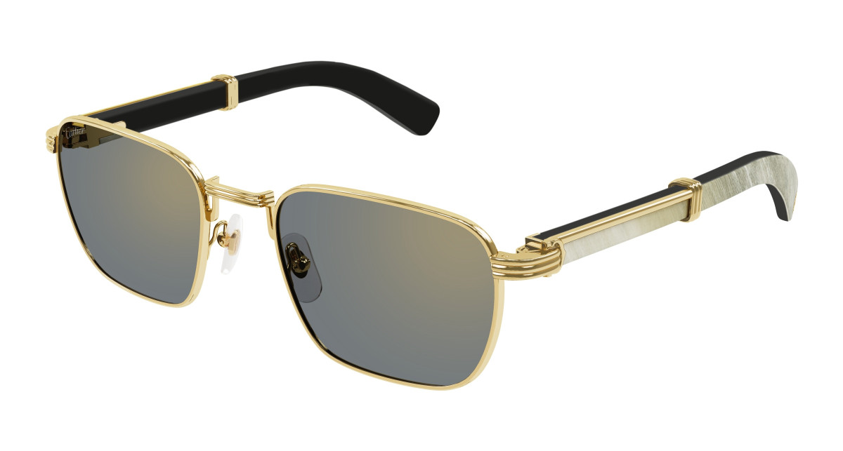 Lunettes de Soleil Cartier CT0363S 003 Or