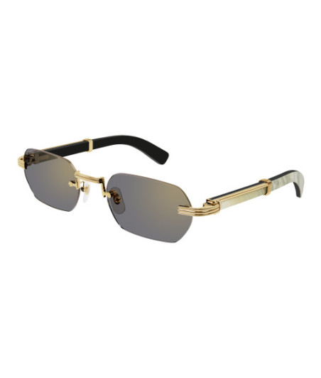 Lunettes de Soleil Cartier CT0362S 003 Or