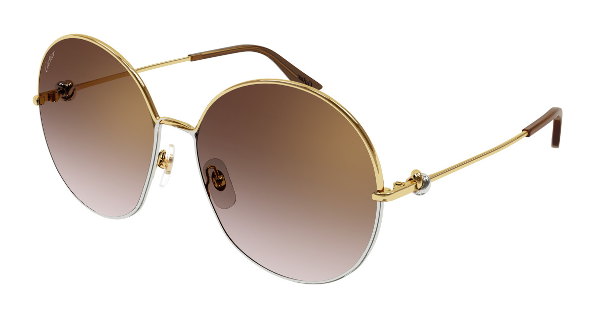 Lunettes de Soleil Cartier CT0360S 002 Or