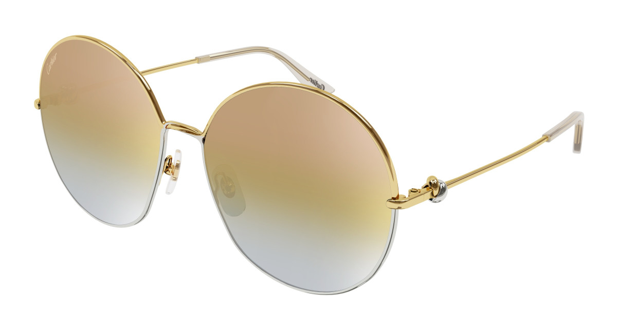 Lunettes de Soleil Cartier CT0360S 003 Or