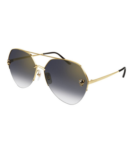 Lunettes de Soleil Cartier CT0355S 001 Or