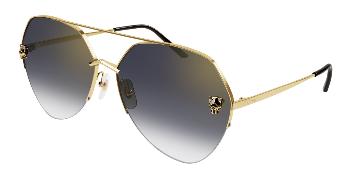 Lunettes de Soleil Cartier CT0355S 001 Or