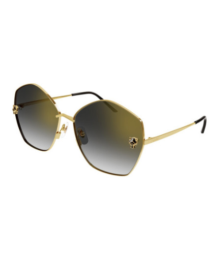 Lunettes de Soleil Cartier CT0356S 001 Or